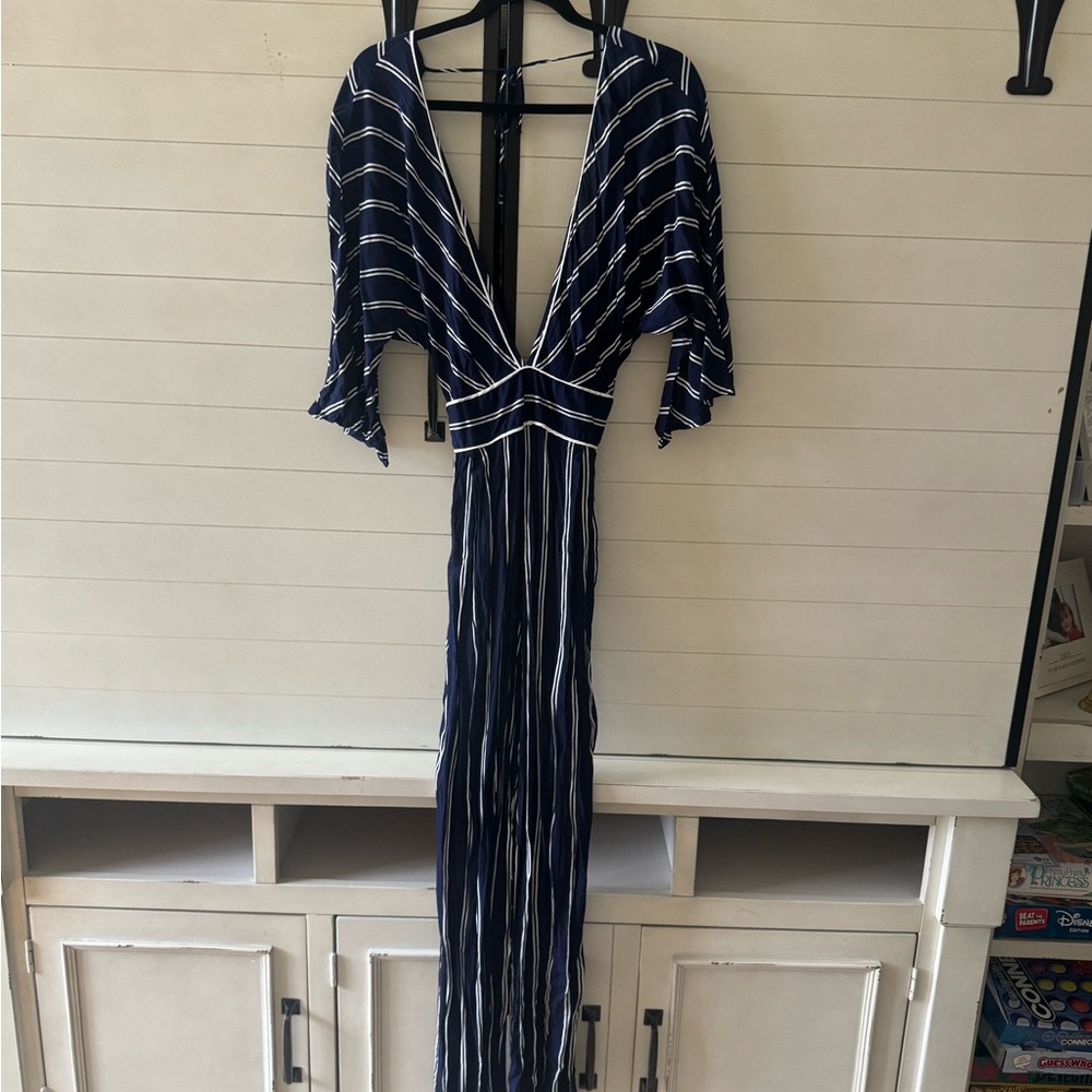 Lucy Love Striped Navy and White Apparel